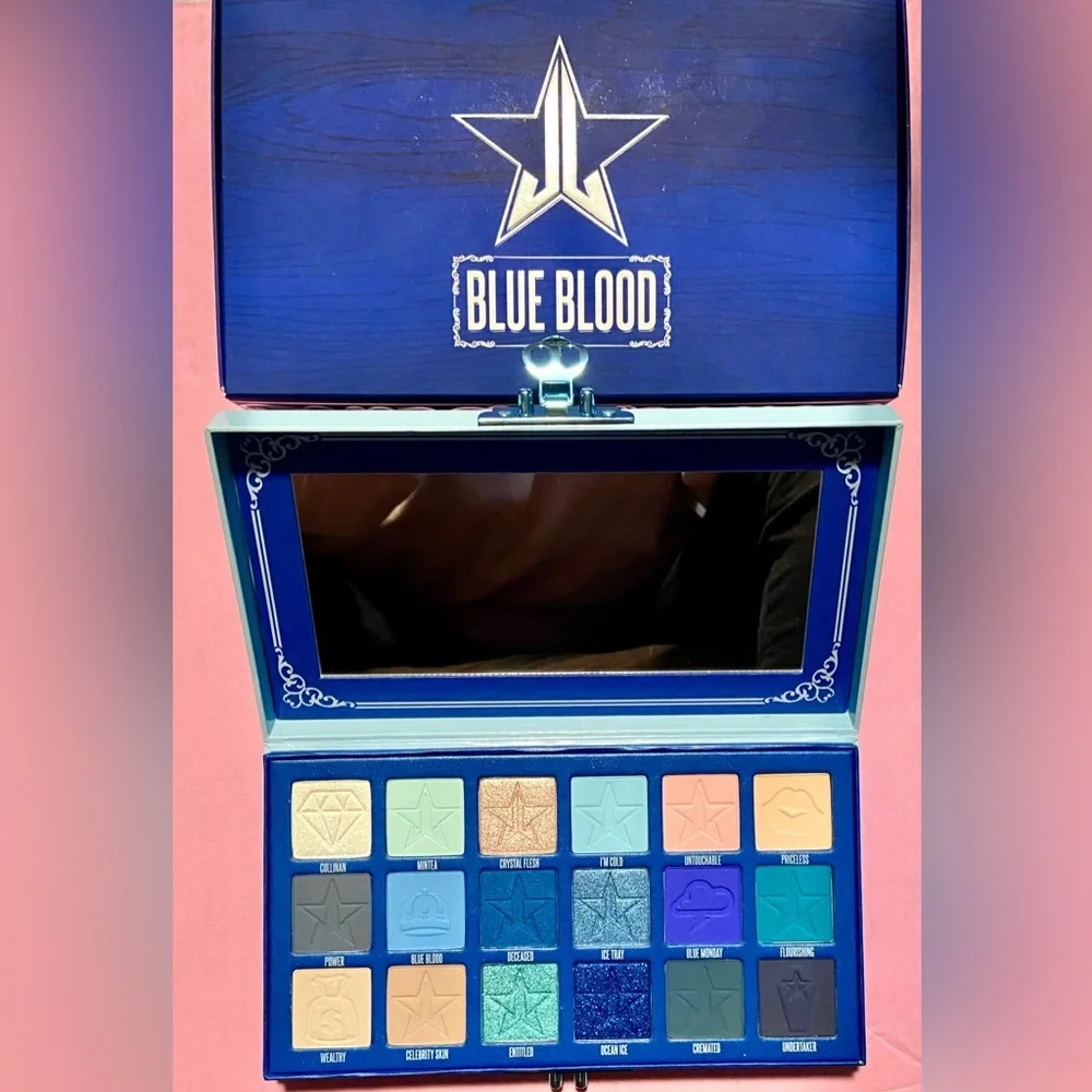 JEFFREE STAR Cosmetics BLUE BLOOD Eyeshadow Palette Makeup NEW IN BOX CASE